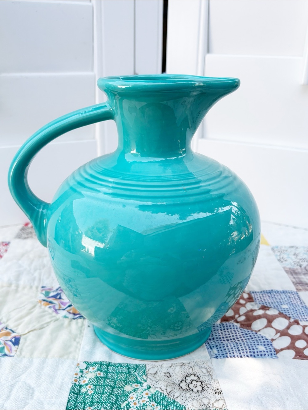 Fiestaware Aqua Turquoise Carafe Fiesta 60 oz Water Jug Pitcher
